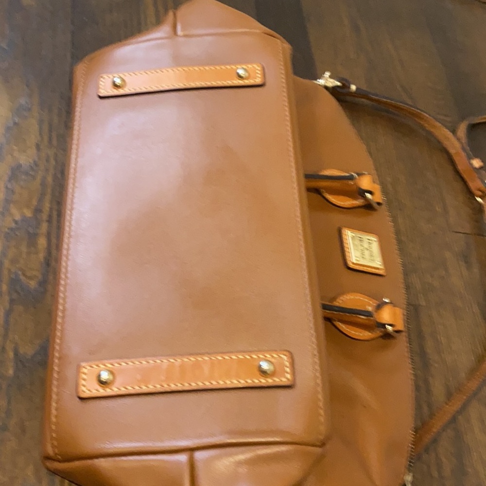 Dooney &Bourke brown leather satchel - Picture 6 of 12